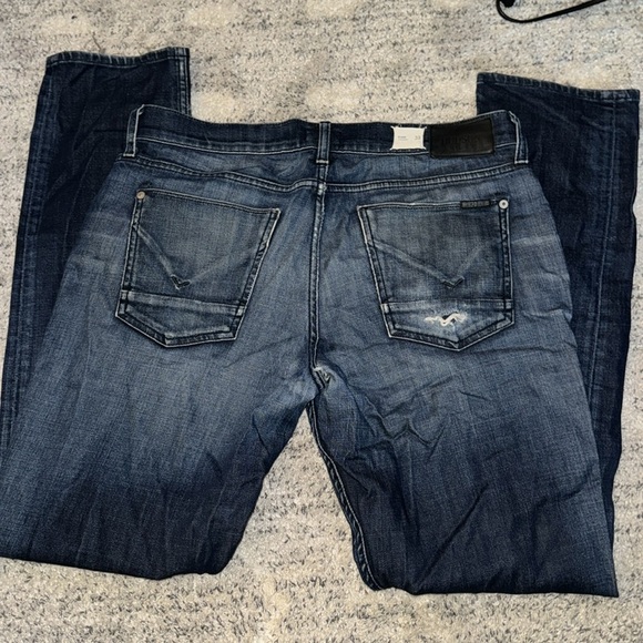 Hudson Jeans Other - Hudson denim blue jeans men’s pants distressed Blake style Slim Straight Leg 33​